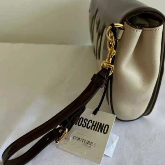 SS22 MOSCHINO Couture Chocolate Dripping Wristlet Handbag  Clutch Jeremy Scott - Picture 10 of 15
